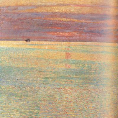 Childe Hassam Sunset at Sea (nn02) oil painting image